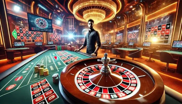Pengunjung menikmati layanan Live Casino dengan dealer profesional